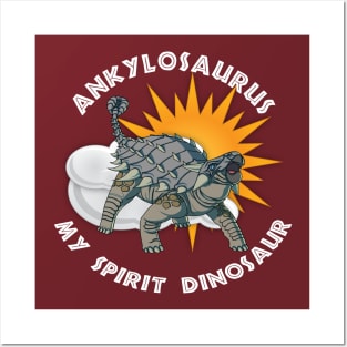 My Ankylosaurus Dinosaur Spirit Design Posters and Art